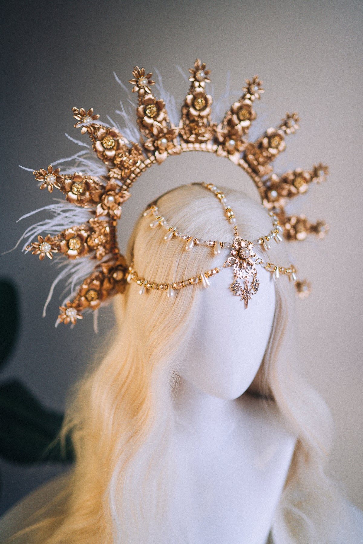 Angel Crown Winter Headpiece