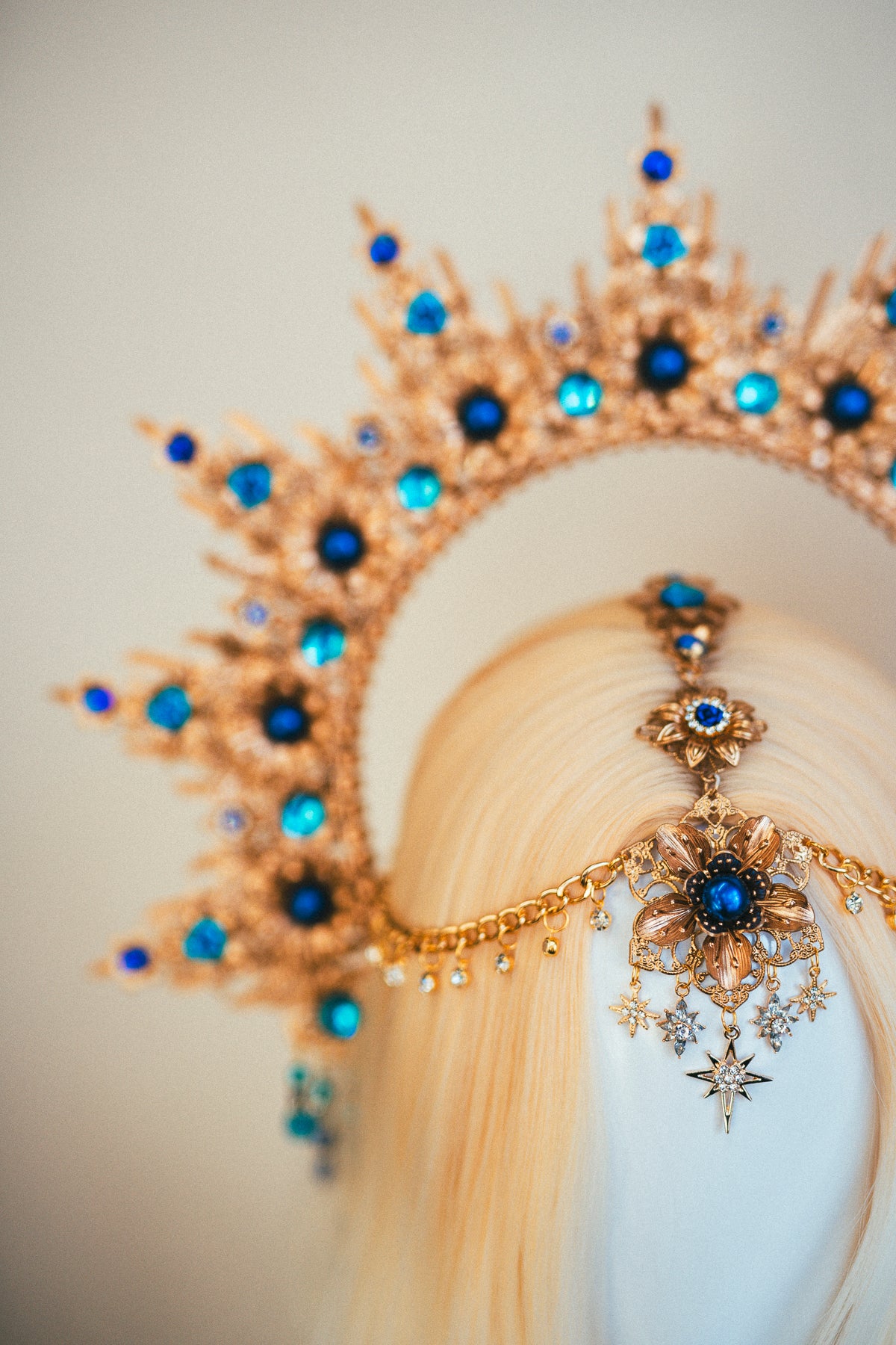Blue Halo Crown
