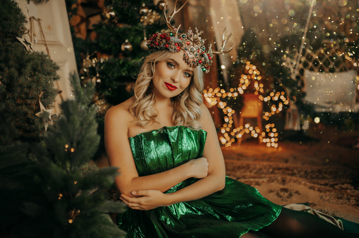 Christmas Halo Crown Reindeer