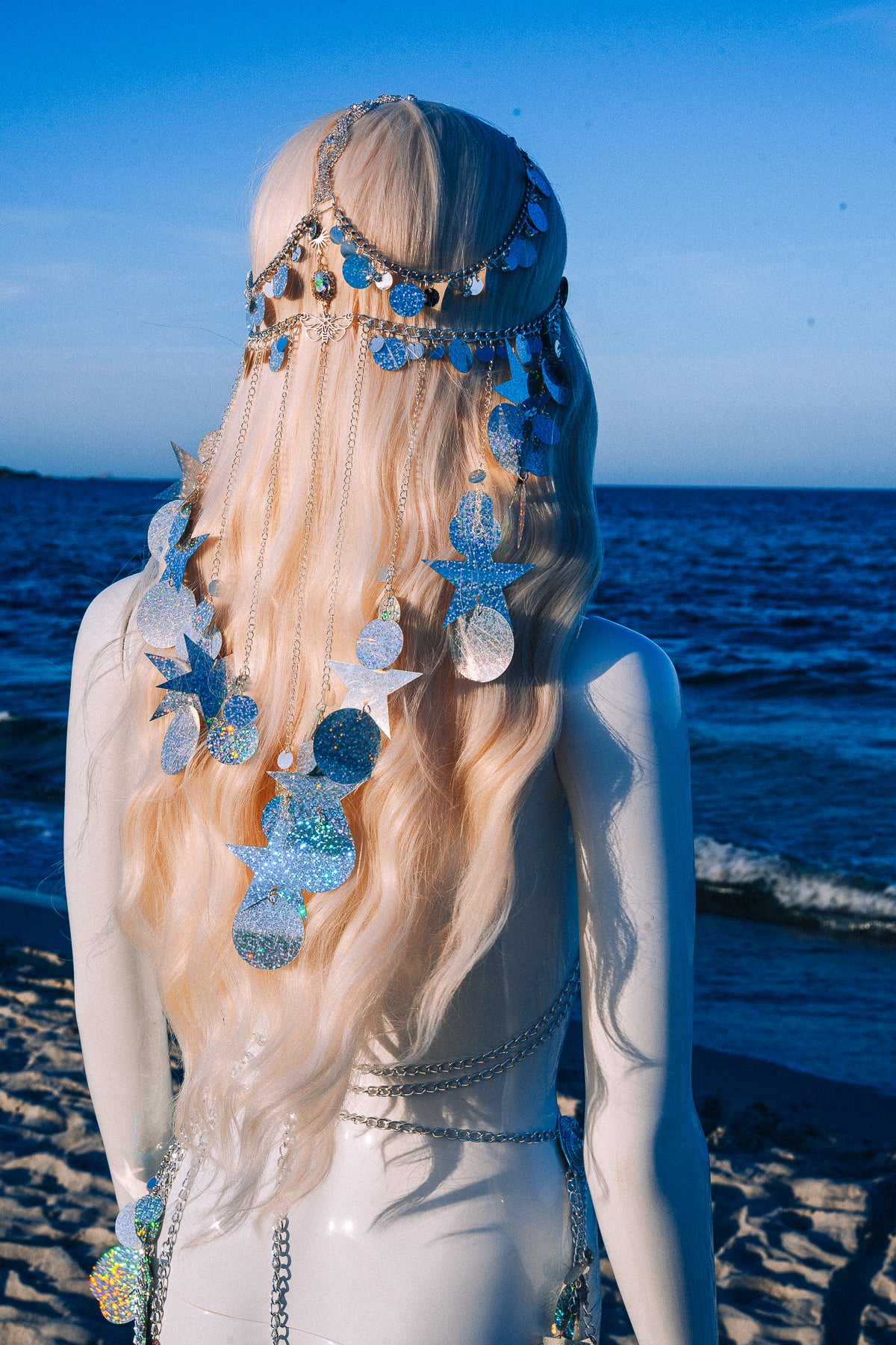 Celestial Star Bra Harness Festival Body Jewelry