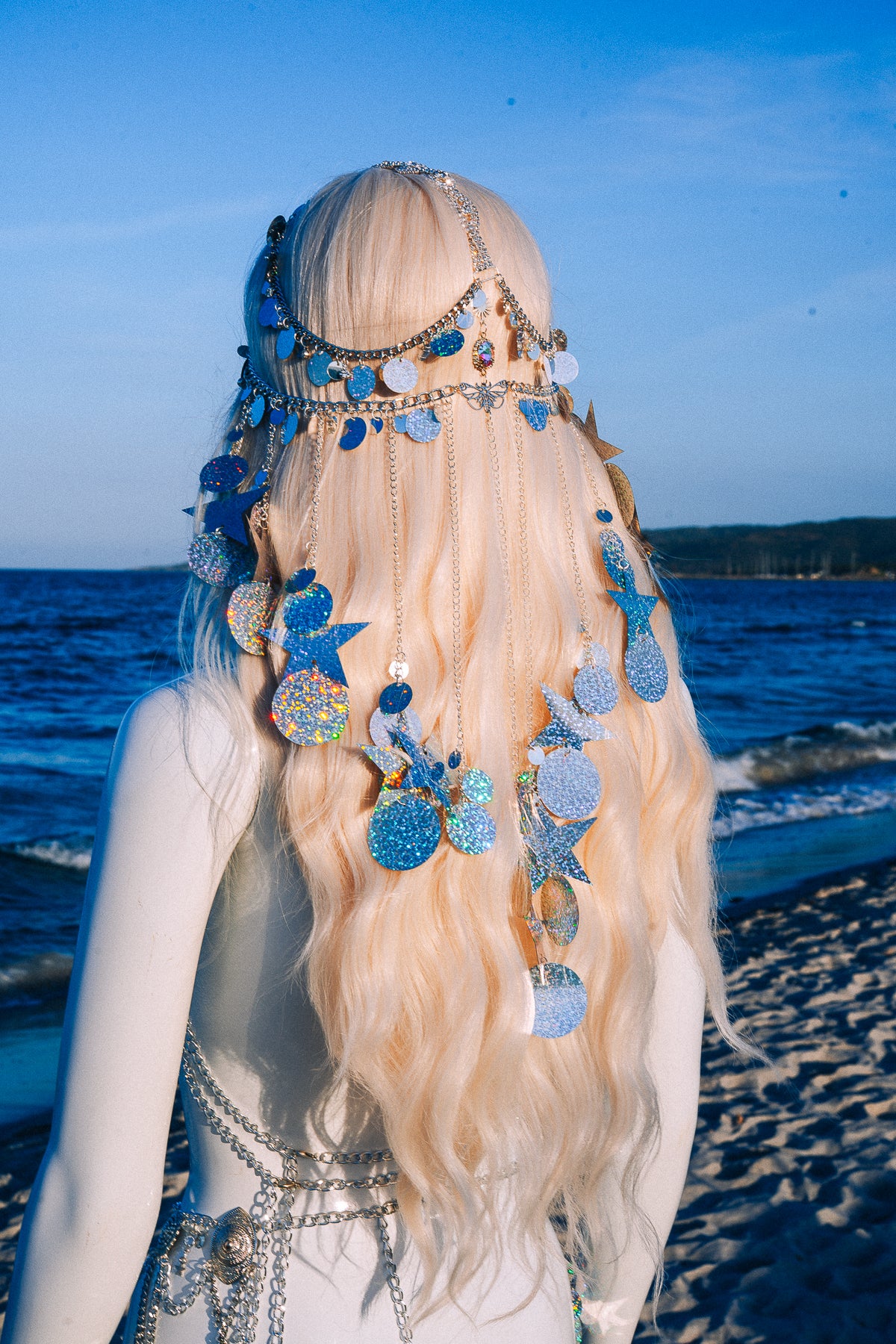 Celestial Star Bra Harness Festival Body Jewelry