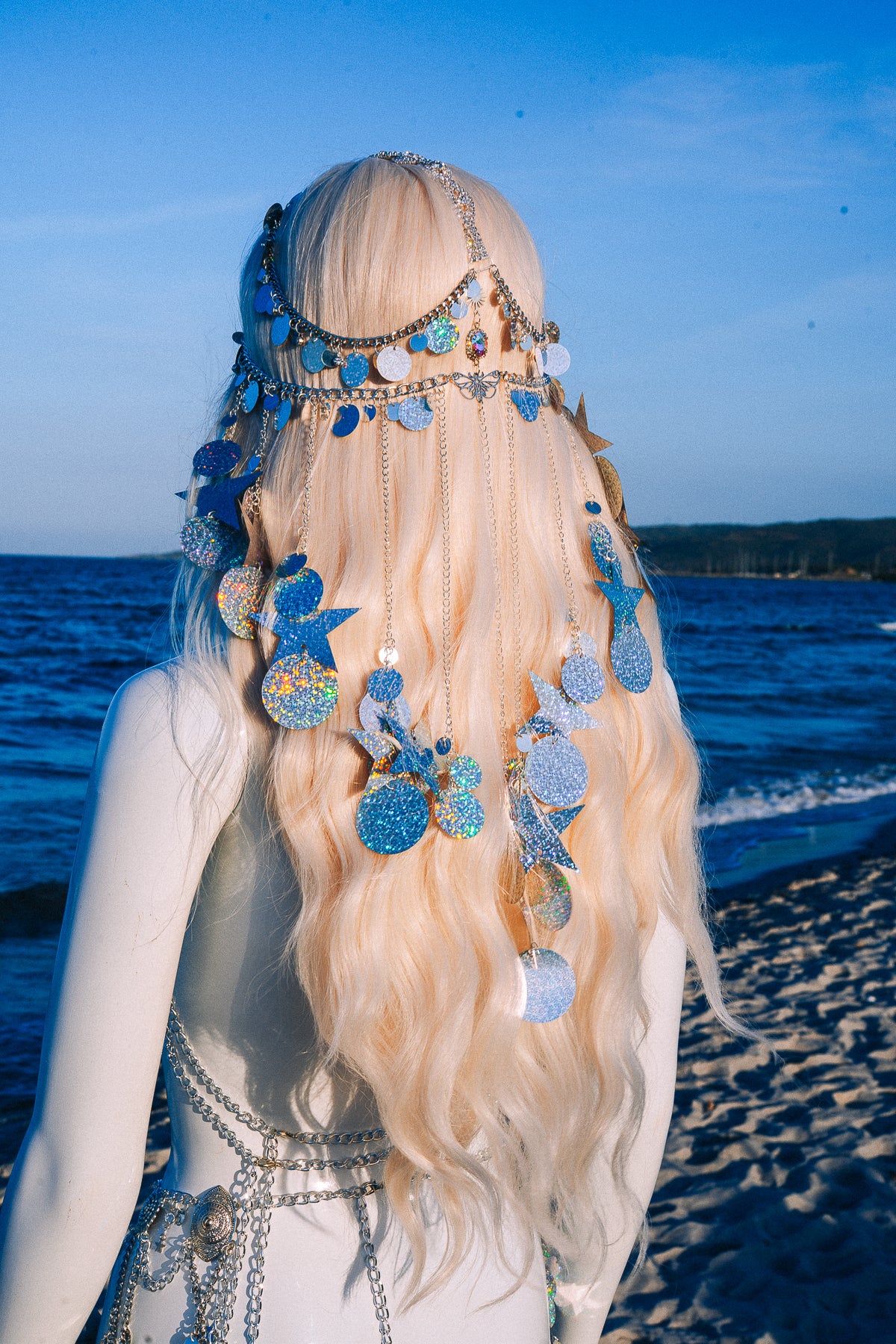 Celestial Star Bra Harness Festival Body Jewelry