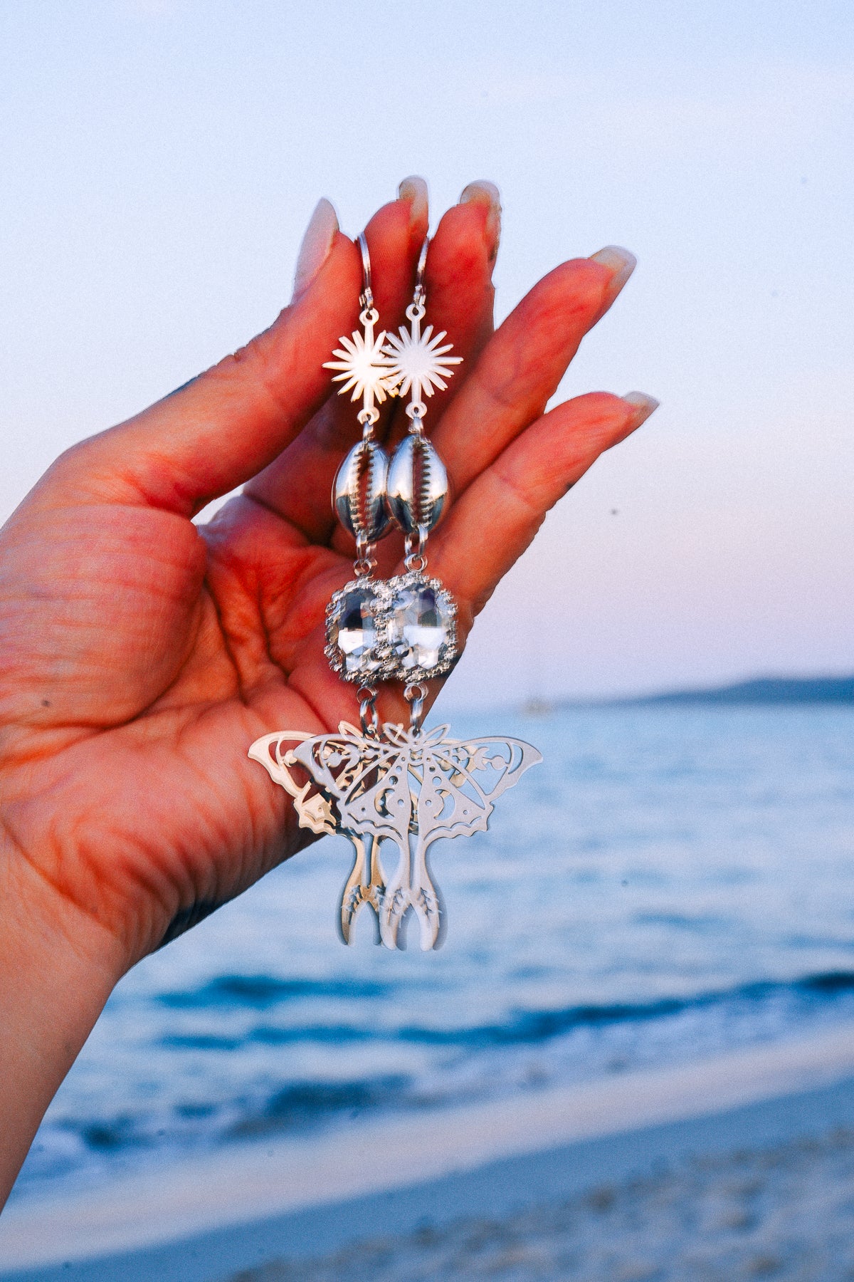 Celestial Festival Headpiece Star Hair Chain Beach Goddess Crown