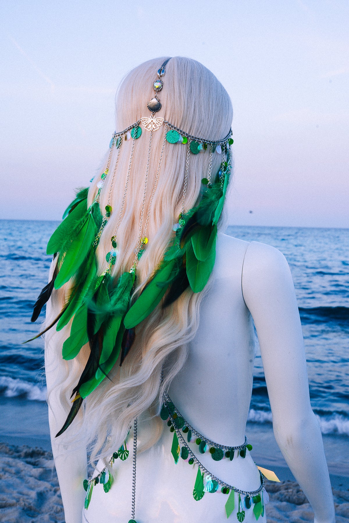Celestial Festival Harness Beach Goddess Body Chain Costume