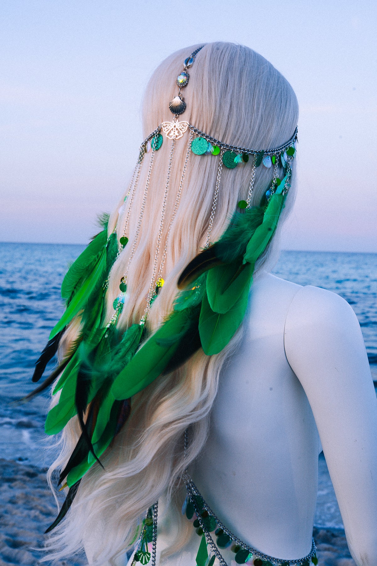 Celestial Festival Harness Beach Goddess Body Chain Costume