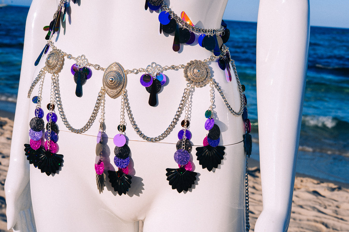 Desert Oracle Belly Chain Belt Festival Body Jewelry