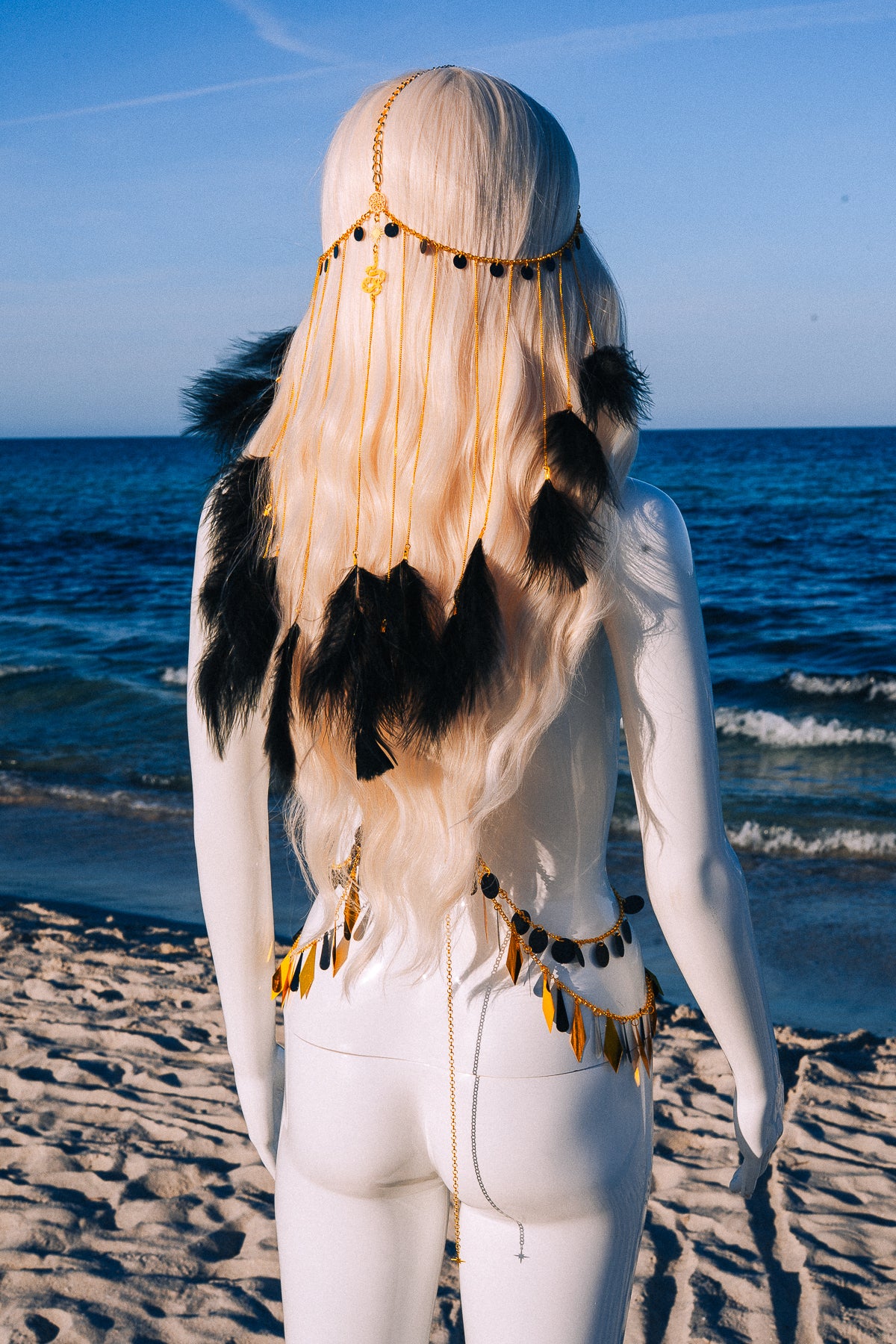 Celestial Moon Harness Festival Body Jewelry Goddess Harness