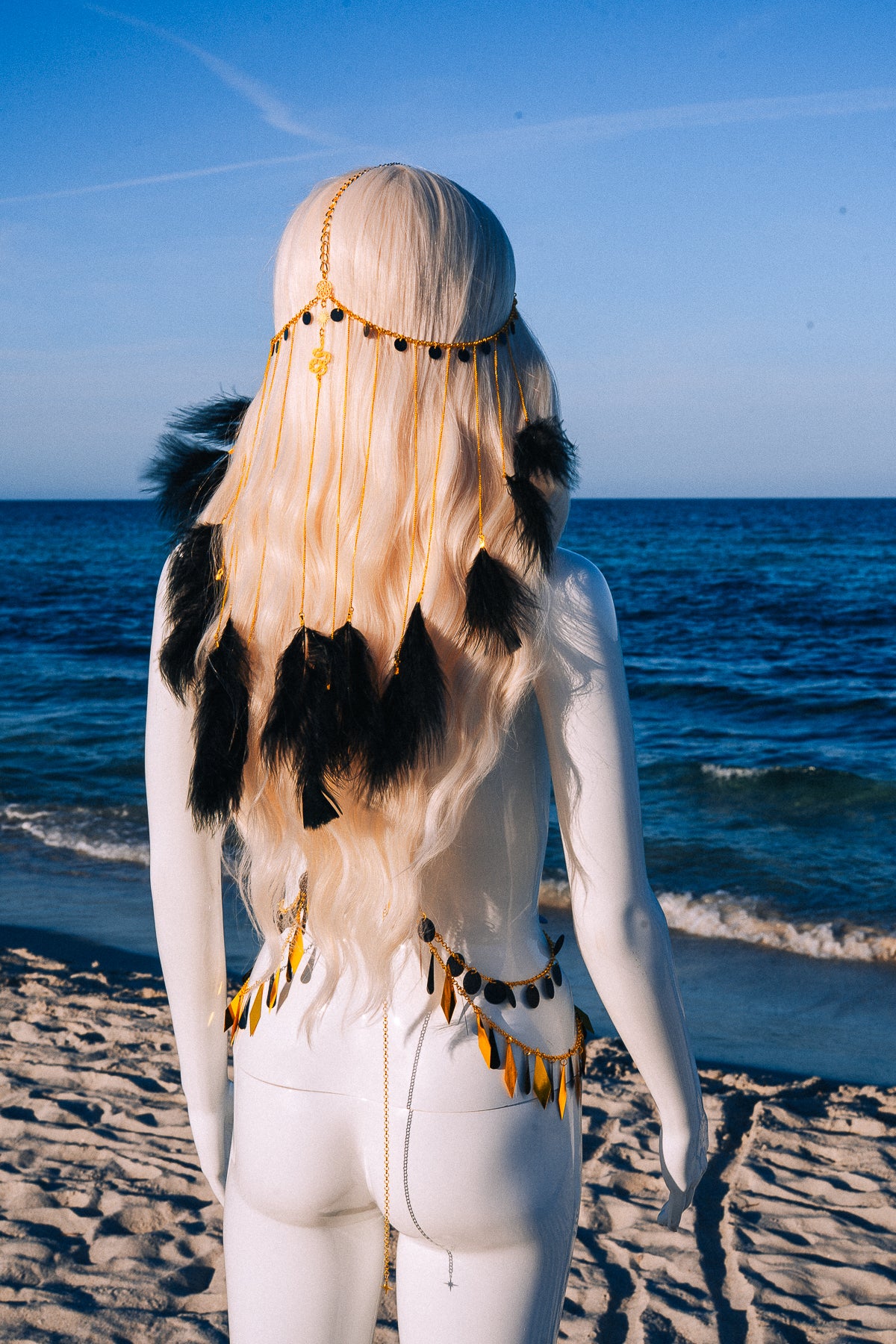 Celestial Moon Harness Festival Body Jewelry Goddess Harness