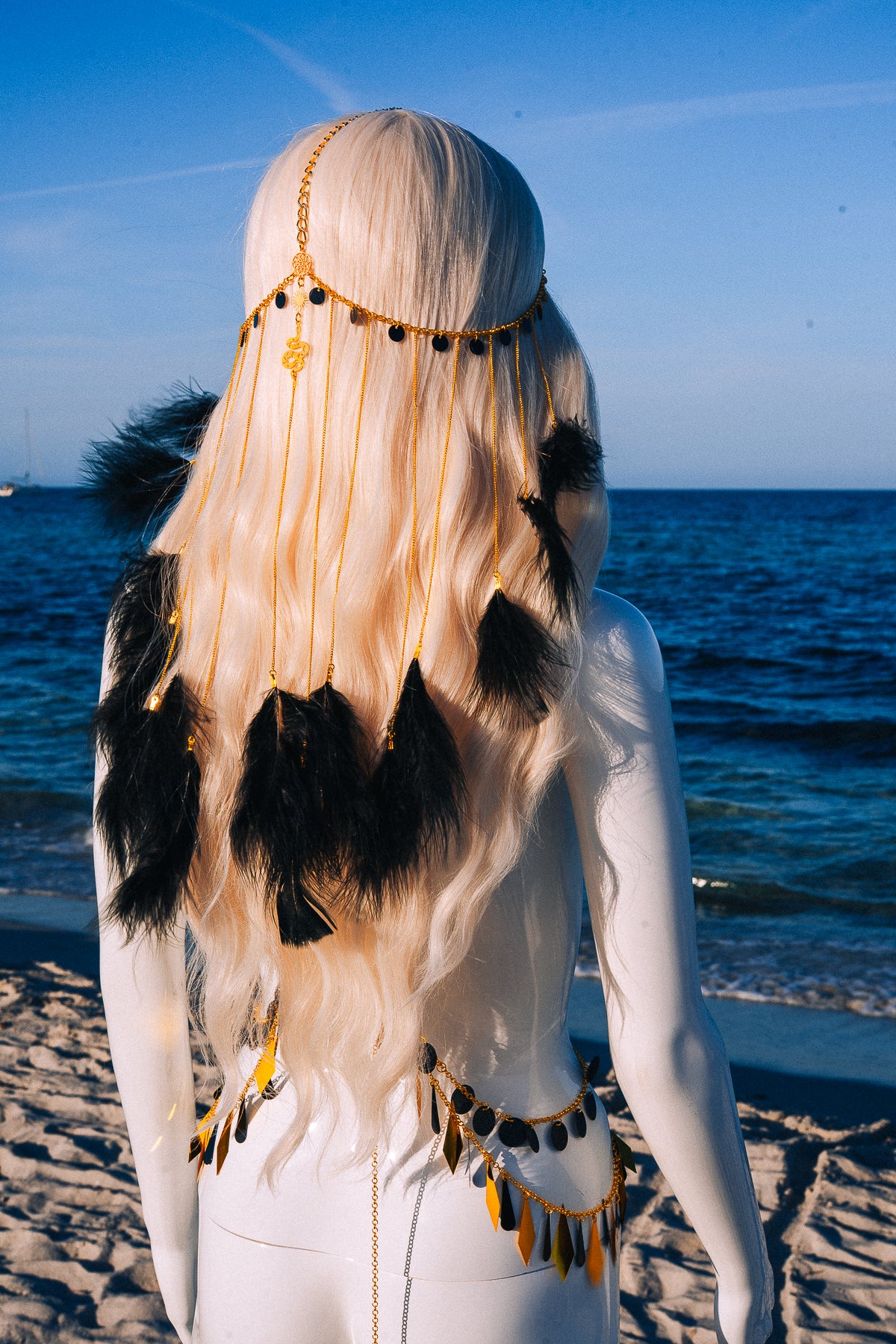 Celestial Moon Harness Festival Body Jewelry Goddess Harness