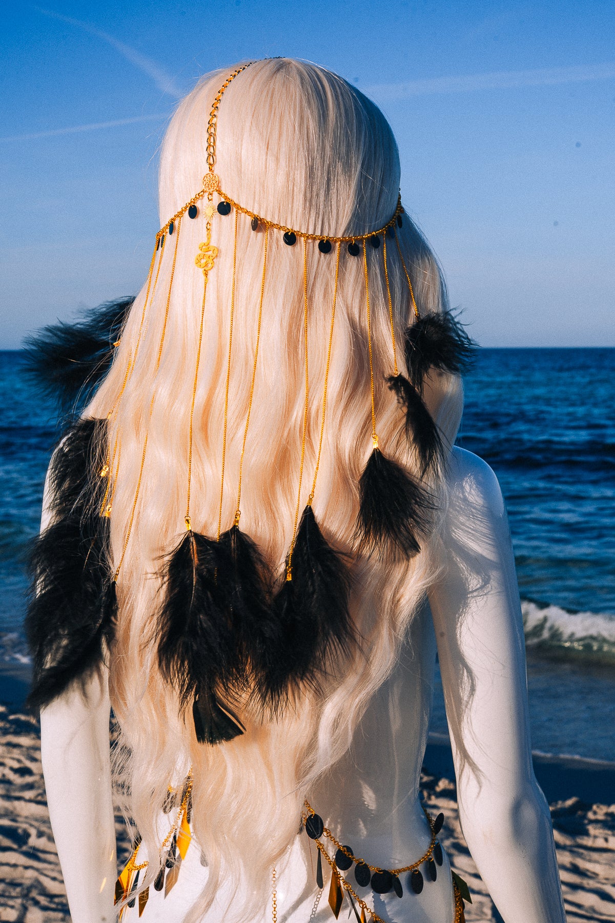 Celestial Moon Harness Festival Body Jewelry Goddess Harness