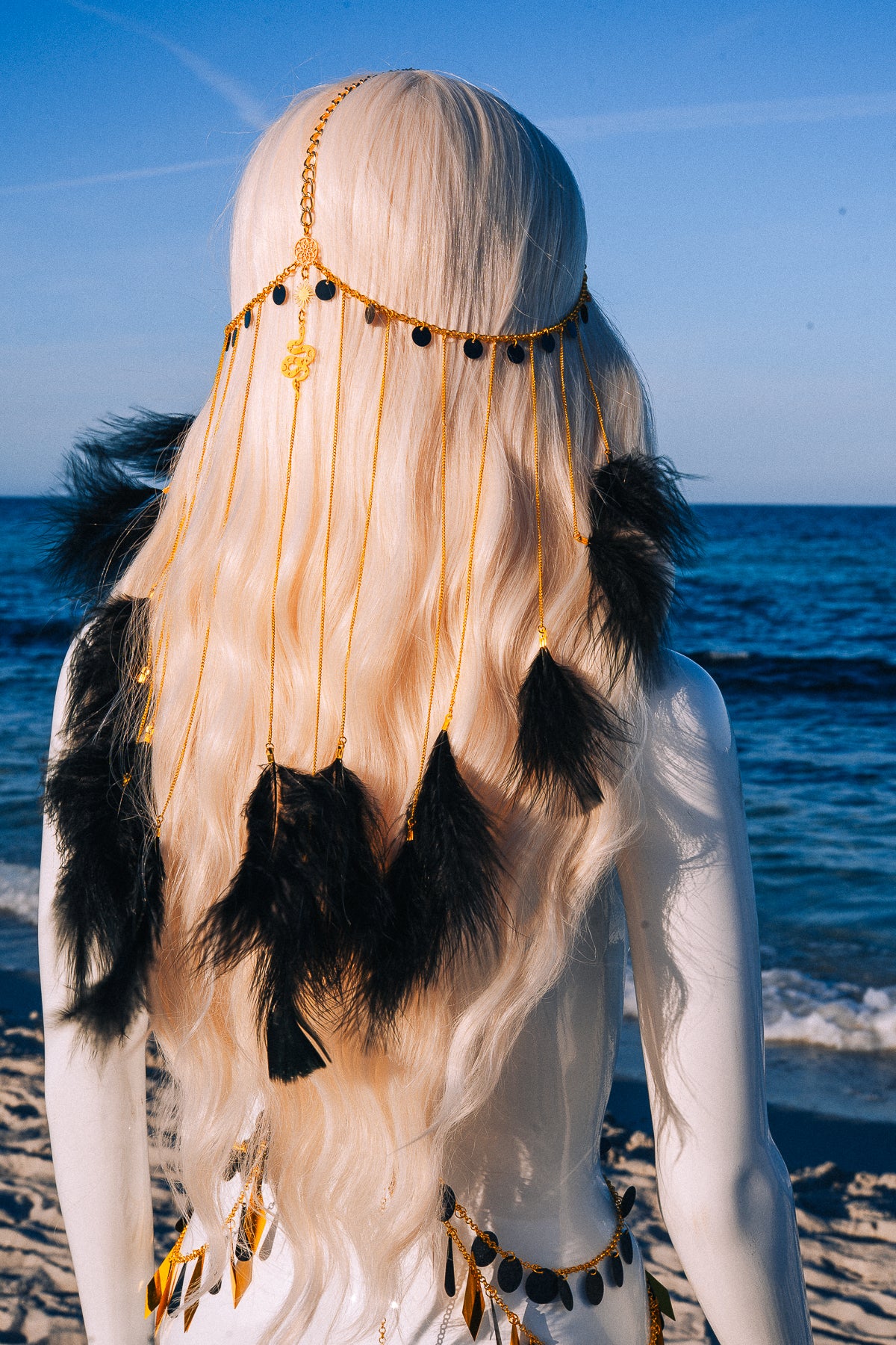 Celestial Moon Harness Festival Body Jewelry Goddess Harness
