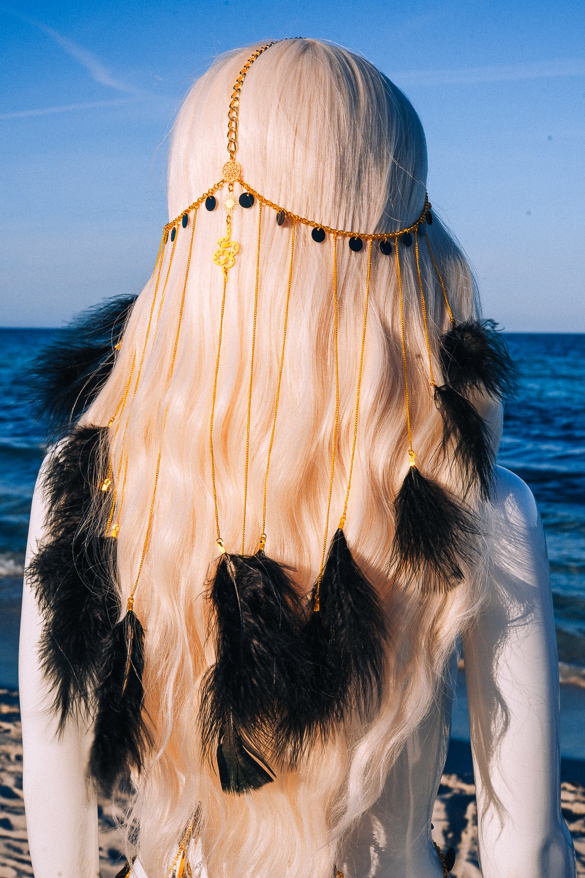 Celestial Moon Harness Festival Body Jewelry Goddess Harness