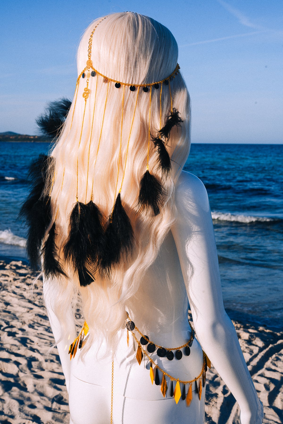 Celestial Moon Harness Festival Body Jewelry Goddess Harness