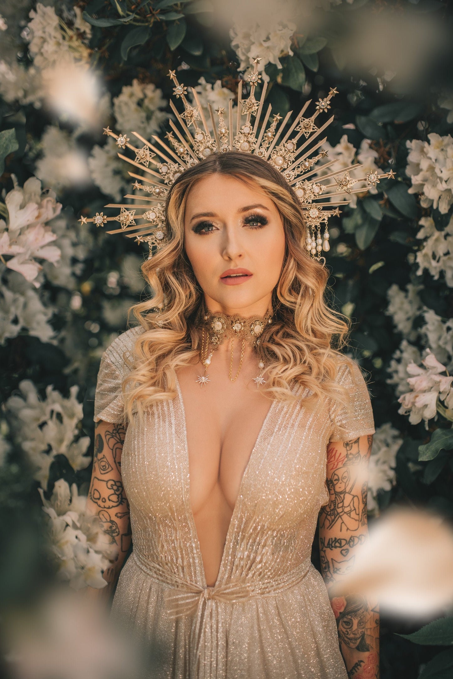 Sun crown, Moon child Halo, Halo, Halo Crown, Halo Headpiece, Halo Headband, Halo Headlights, Gold Halo, Headpiece, Wedding Crown,Boho Stars