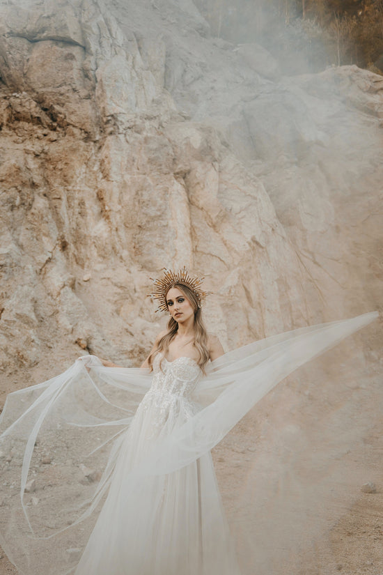 Sun Moon child Halo, Halo, Halo Crown, Halo Headpiece, Halo Headband, Halo Headlights, Crown, Gold Halo, Headpiece, Wedding Crown,Boho Stars