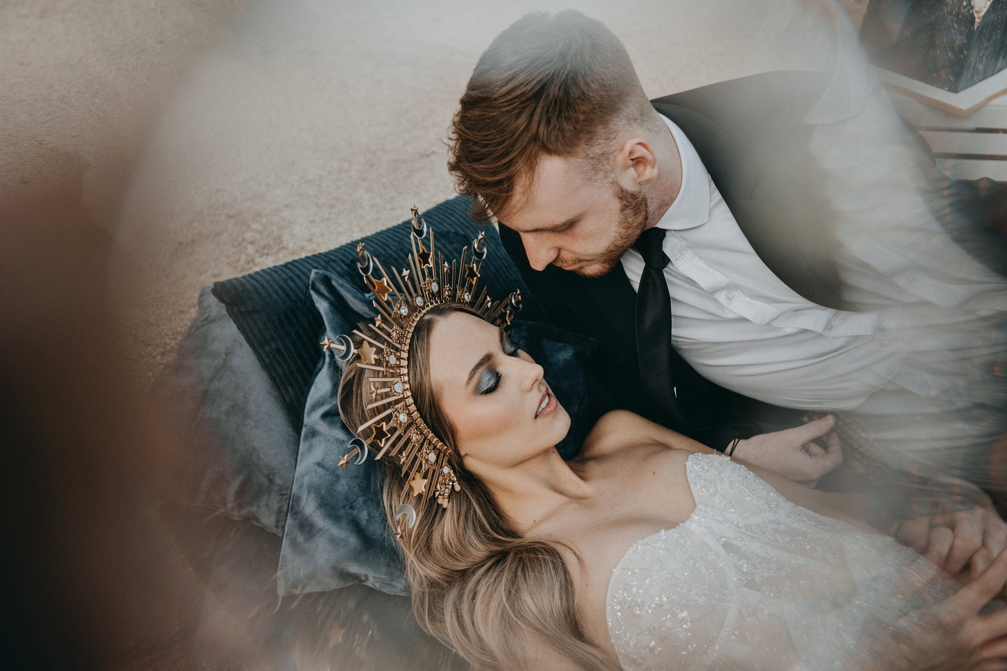 Sun Moon child Halo, Halo, Halo Crown, Halo Headpiece, Halo Headband, Halo Headlights, Crown, Gold Halo, Headpiece, Wedding Crown,Boho Stars