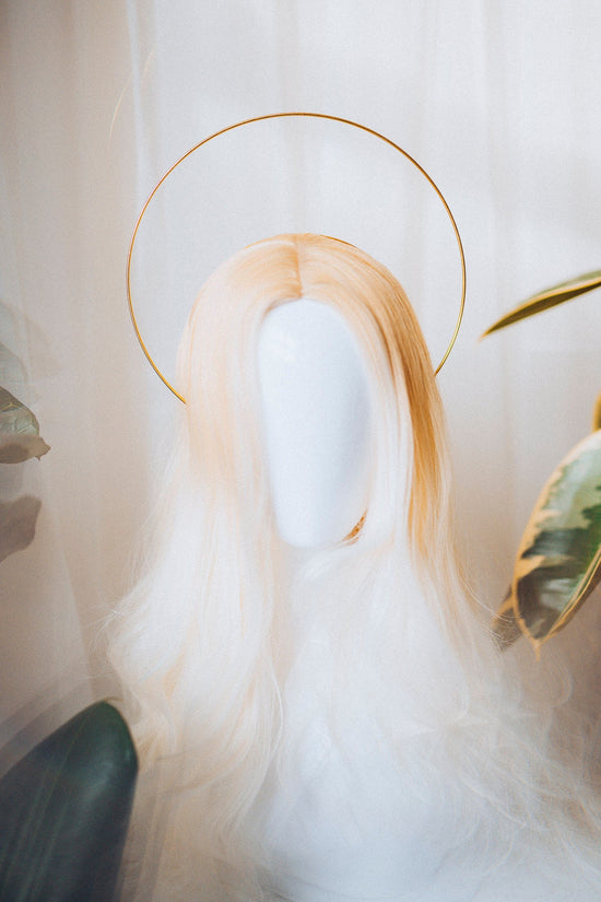 Silver halo crown, Bridal headpiece, Wedding crown, Fairy crown, Halloween, Bridal crown, Halo crown, Silver crown, Wedding hair accessories