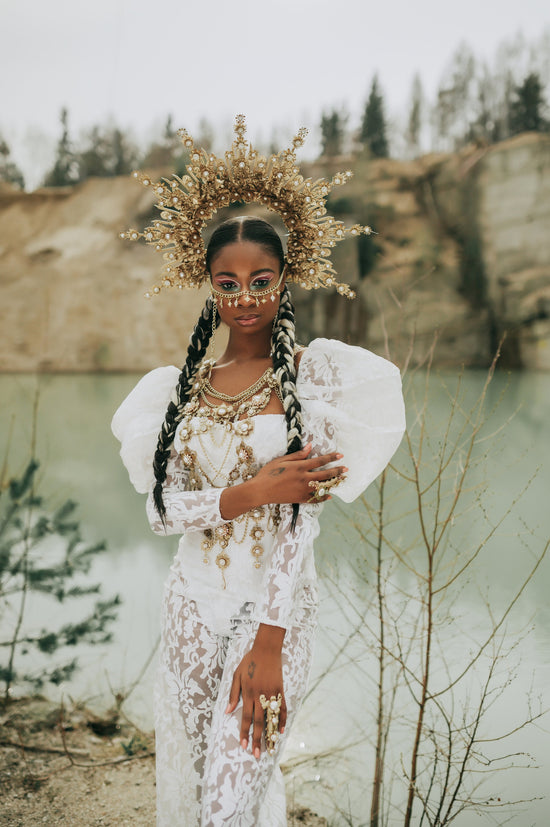 Flower Halo Crown, Halo Headpiece, Festival crown, Festival headpiece, Summer Outfit, Wedding Crown, Halo crown, Boho Wedding, Halo Headband