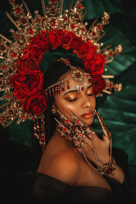 Flower Halo, Sun Jewellery, Moon child, Halo Headpiece, Halo Crown, Halo Headlights, Crown, Celestial, Headpiece, Pregnancy Photo, Goddess