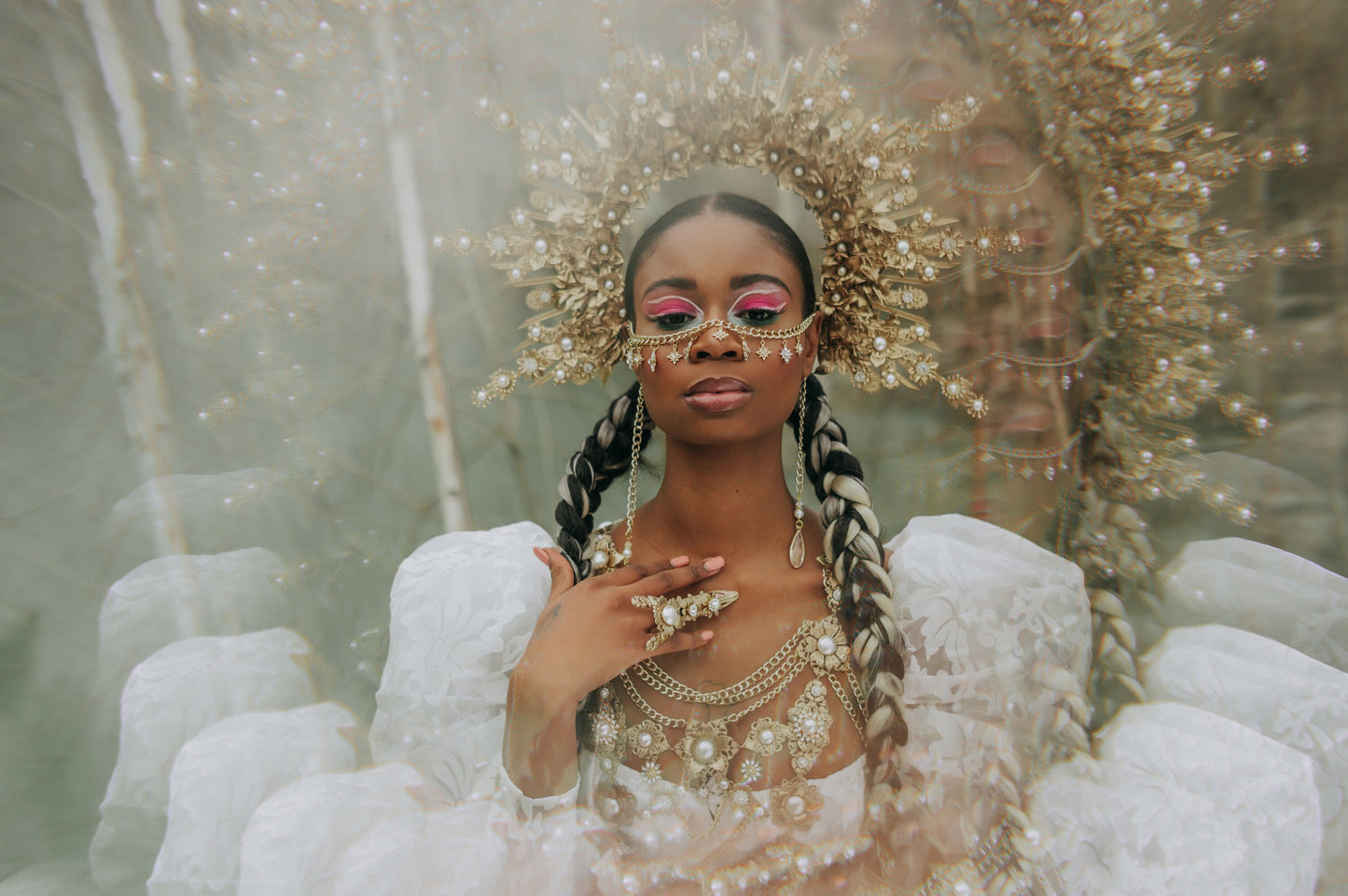 Flower Halo Crown, Halo Headpiece, Festival crown, Festival headpiece, Summer Outfit, Wedding Crown, Halo crown, Boho Wedding, Halo Headband