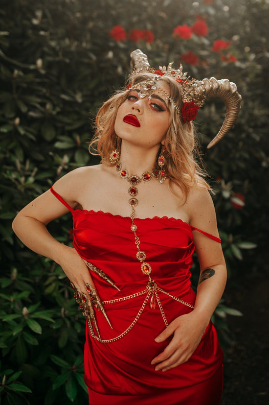 Celestial Earrings, Festival Earrings, Red Earrings, Red Rose Earrings, Summer Earrings, Boho Earrings, Flower Jewellery, Flower earrings