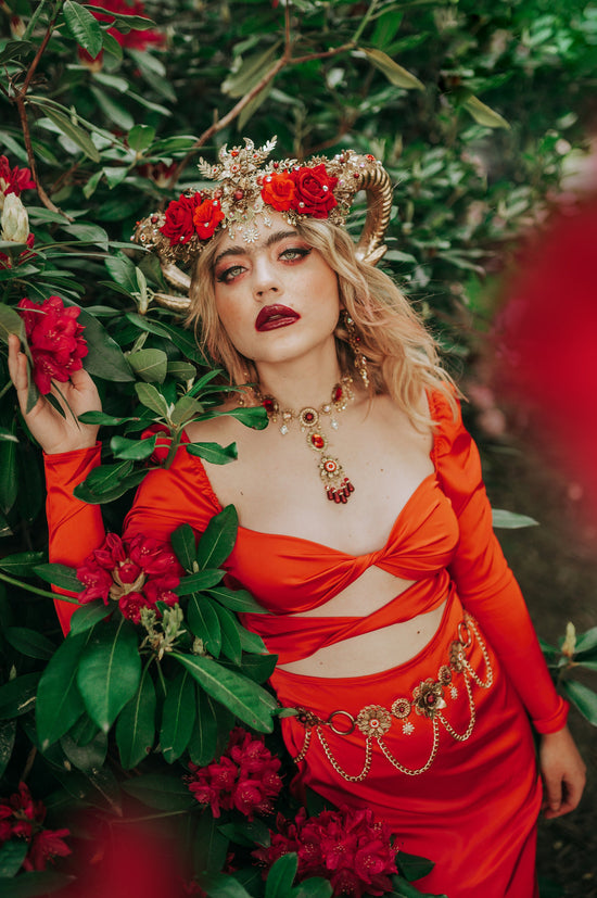 Gold Choker, Festival Necklace, Festival Choker, Festival Fashion, Photo props, Necklace, Jewellery, Burning Man, Boho style