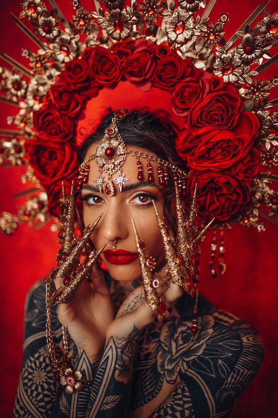 Flower Halo, Sun Jewellery, Moon child, Halo Headpiece, Halo Crown, Halo Headlights, Crown, Celestial, Headpiece, Pregnancy Photo, Goddess