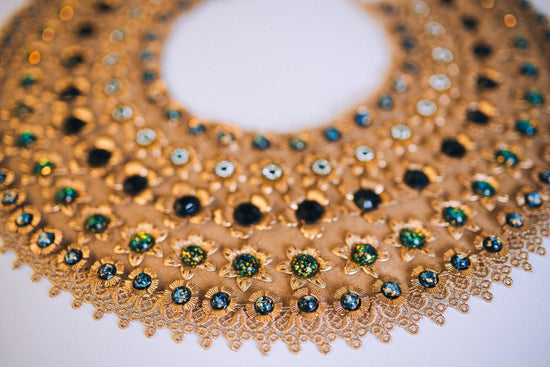 Cleopatra Necklace, Egyptian Jewelry, Carnival Headpiece, Halloween Cleopatra Costume, Mardi Gras Costume, Gold Necklace, Cleopatra Costume