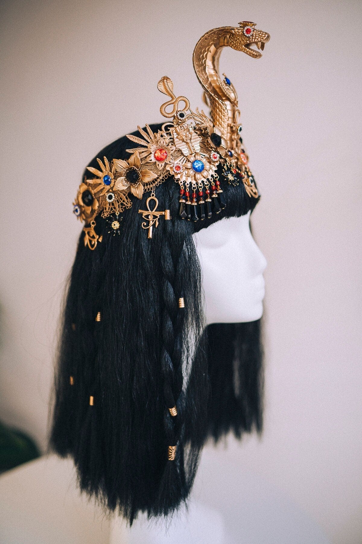 Gold Cleopatra crown