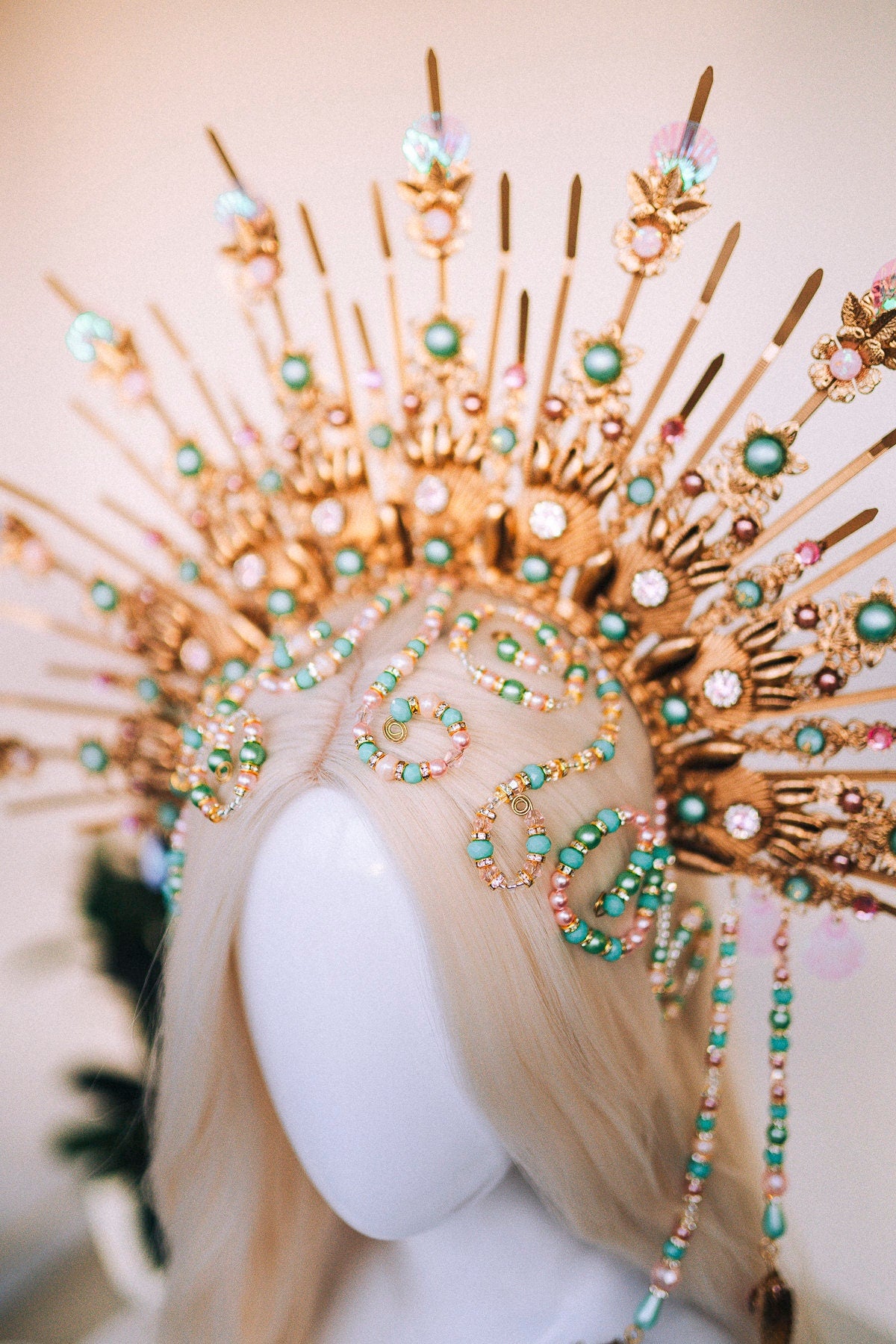 Mermaid Finger Claw 1 piece, Gold Bracelet, Nails Jewellery, Halloween, Filigree Jewellery, Gold Finger Jewellery, Photo props, Mermaid