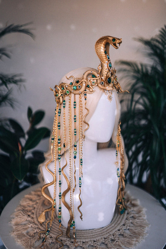 Gold Medusa headpiece