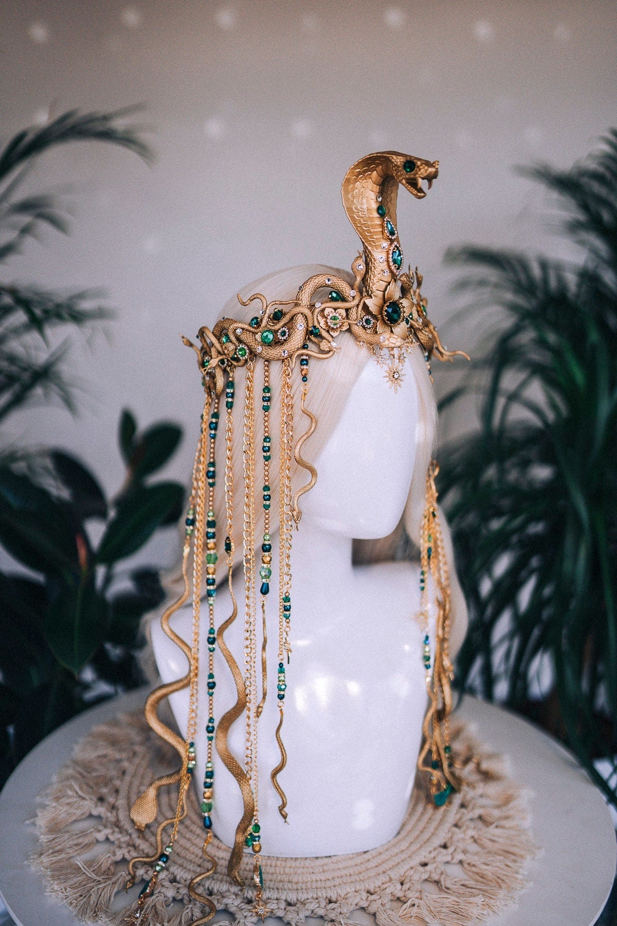 Gold Medusa headpiece