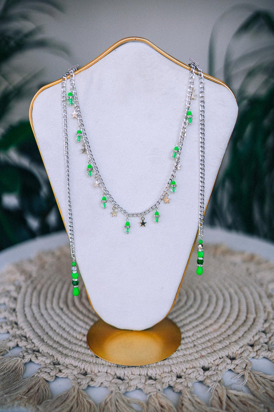 Neon UV Face Jewelry, Festival Face Chain, Rave Headpiece, Burning Man Accessories, Blacklight Glow, EDC Face Harness, Statement Jewelry