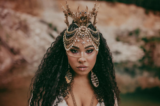 Gold boho festival belt, Festival wear, Shaman costume, Halloween costume, Festival belt, Gold belt, Boho jewelry, Divine, Celestial,Goddess