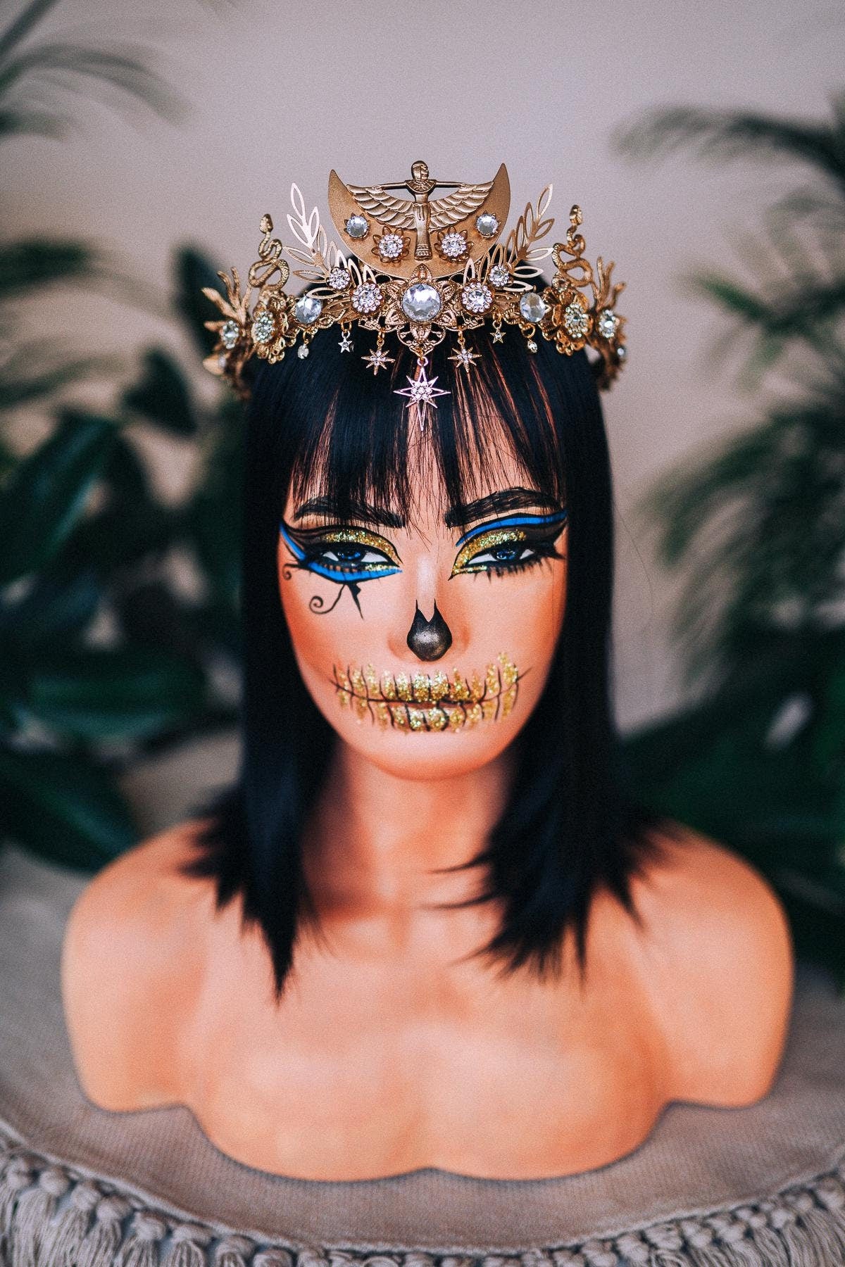 Gold Cleopatra crown