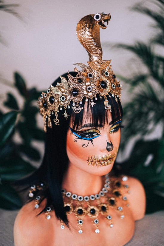 Cleopatra Finger Claws, Egyptian Jewelry, Gold Finger Claws, Festival Claws, Carnival Accessory, Halloween Claws, Regal Claws, Goddess Claws