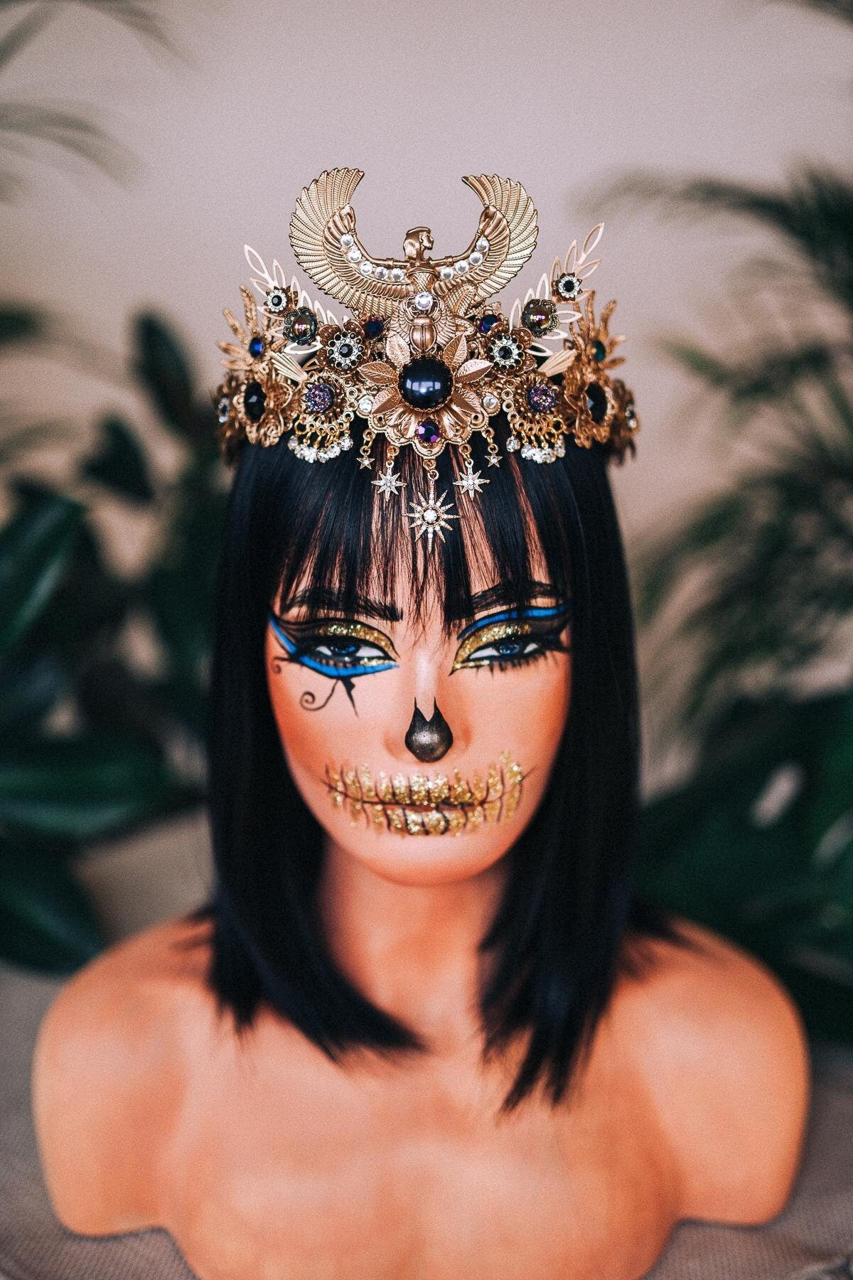 Gold Cleopatra crown