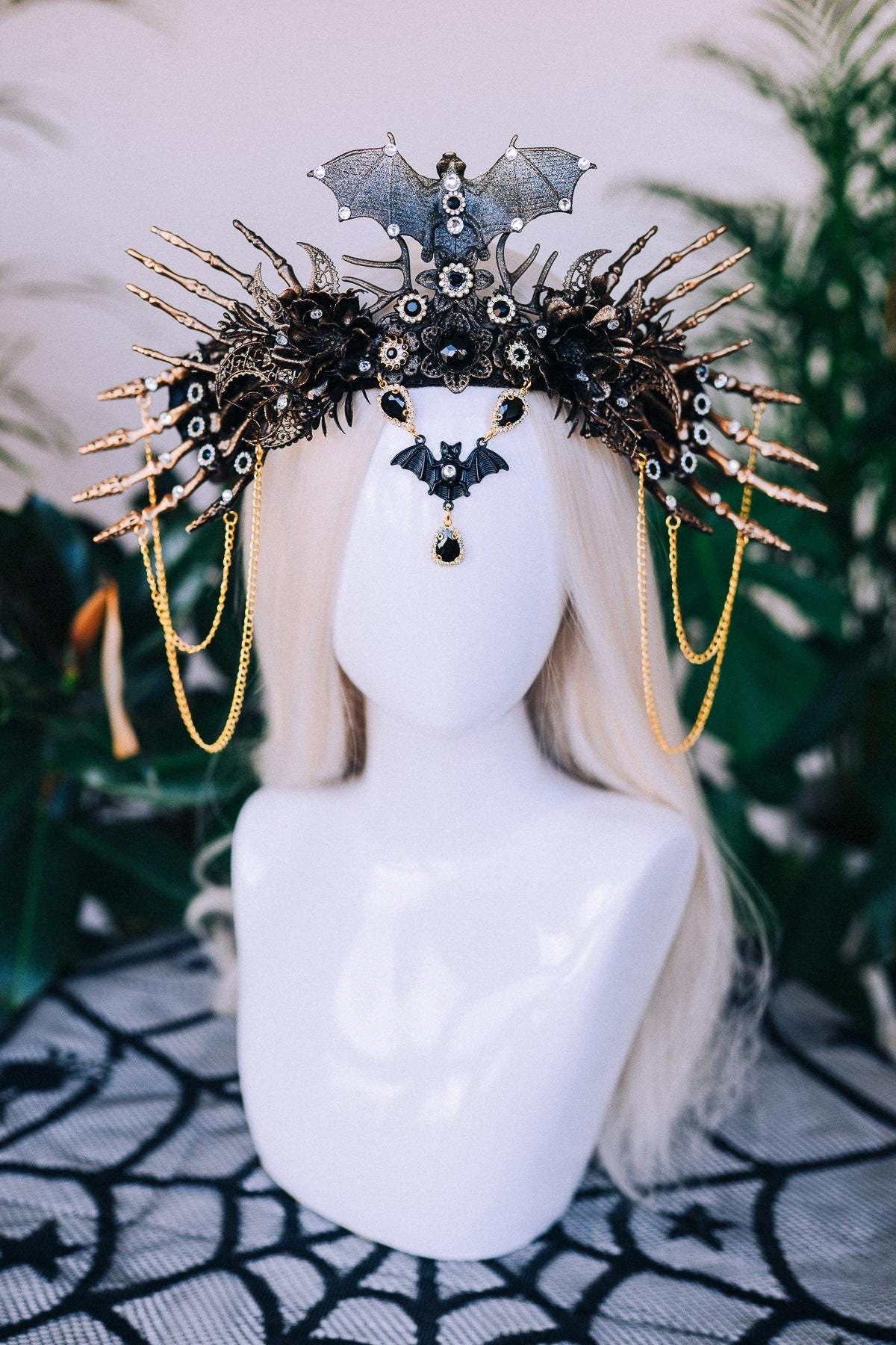 Black Witch Halloween crown