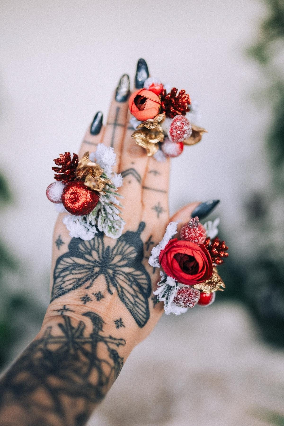 Cute Christmas hairpins