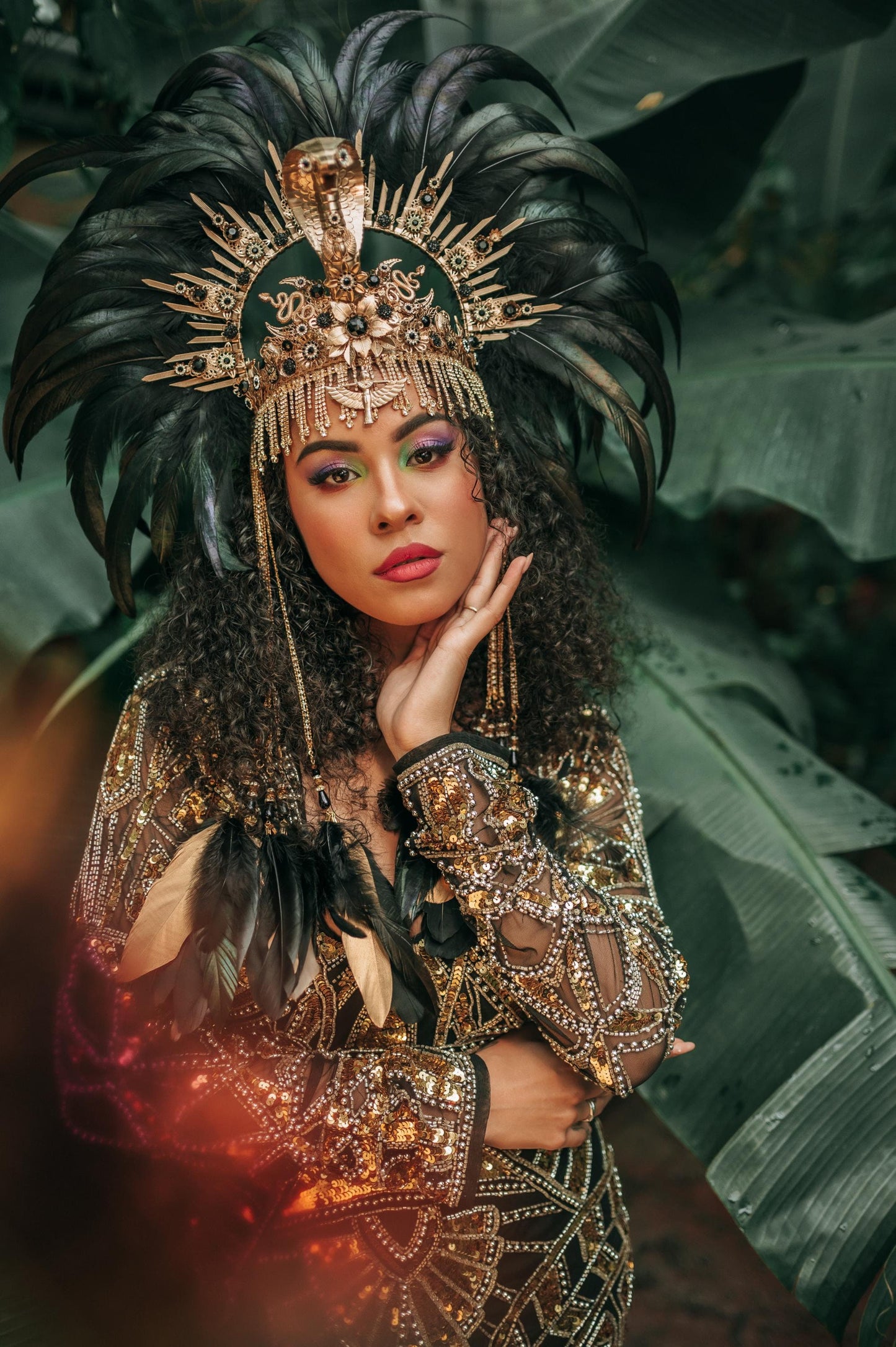 Carnival Cleopatra headpiece