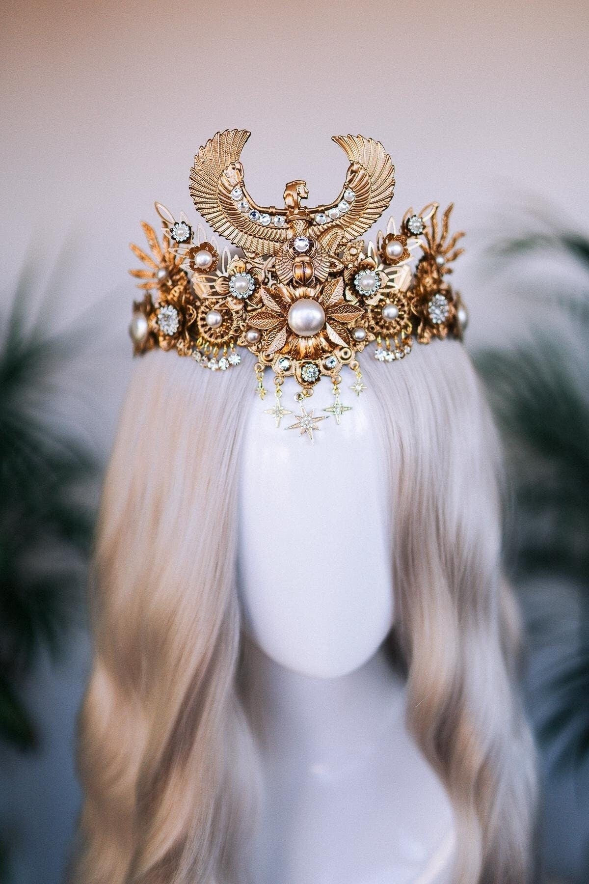 Gold Cleopatra Crown