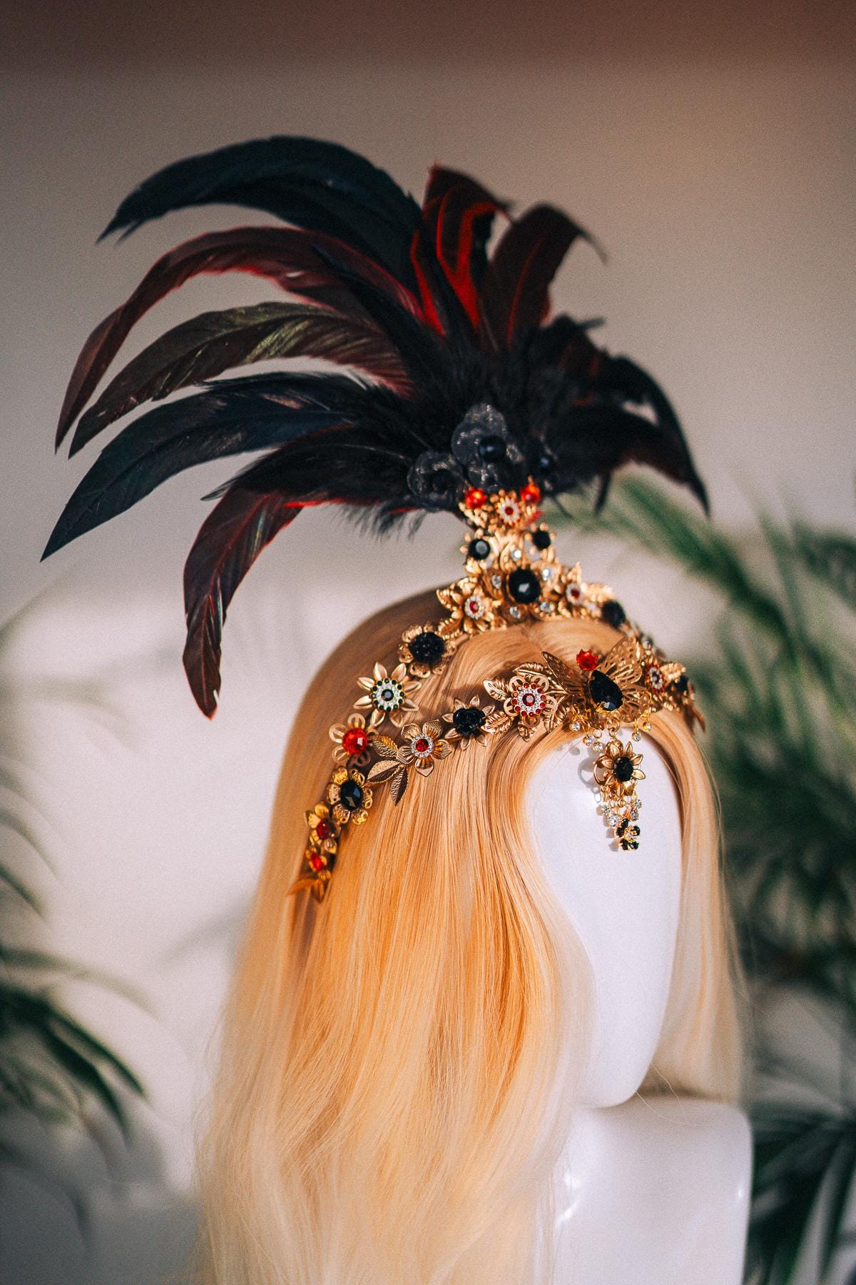 Venetian Masquerade Earrings, Luxury Carnival Jewelry, Elegant Statement Drop Earrings for Balls, Festivals, Mardi Gras & Costume Events