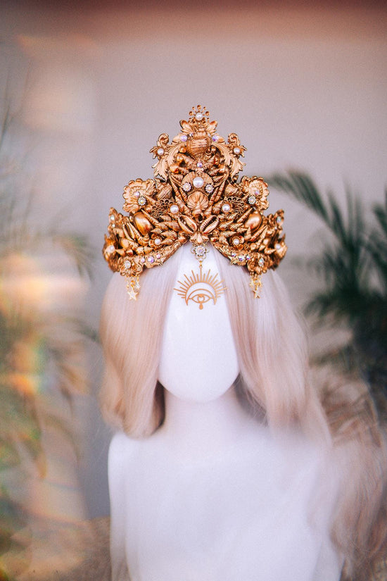 Gold Mermiad Crown