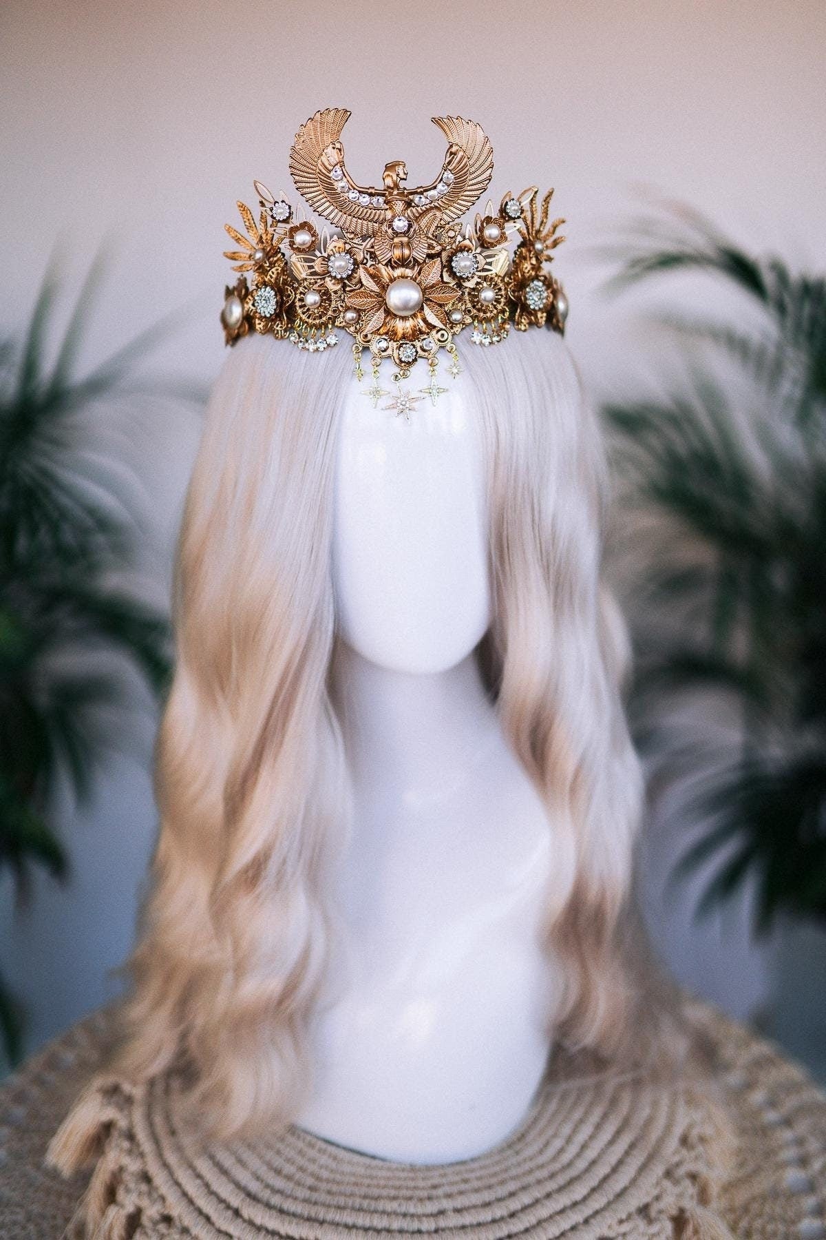 Gold Cleopatra Tiara