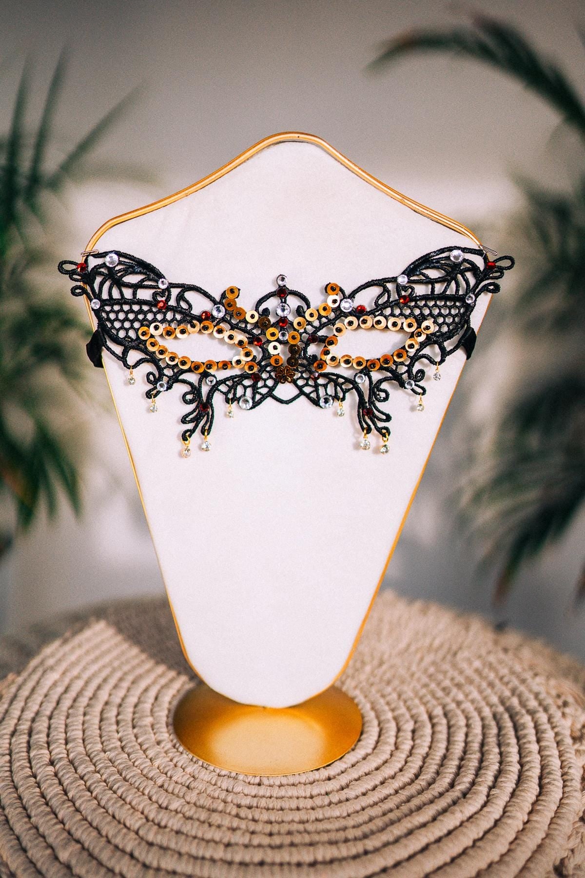 Venetian Masquerade Earrings, Luxury Carnival Jewelry, Elegant Statement Drop Earrings for Balls, Festivals, Mardi Gras & Costume Events