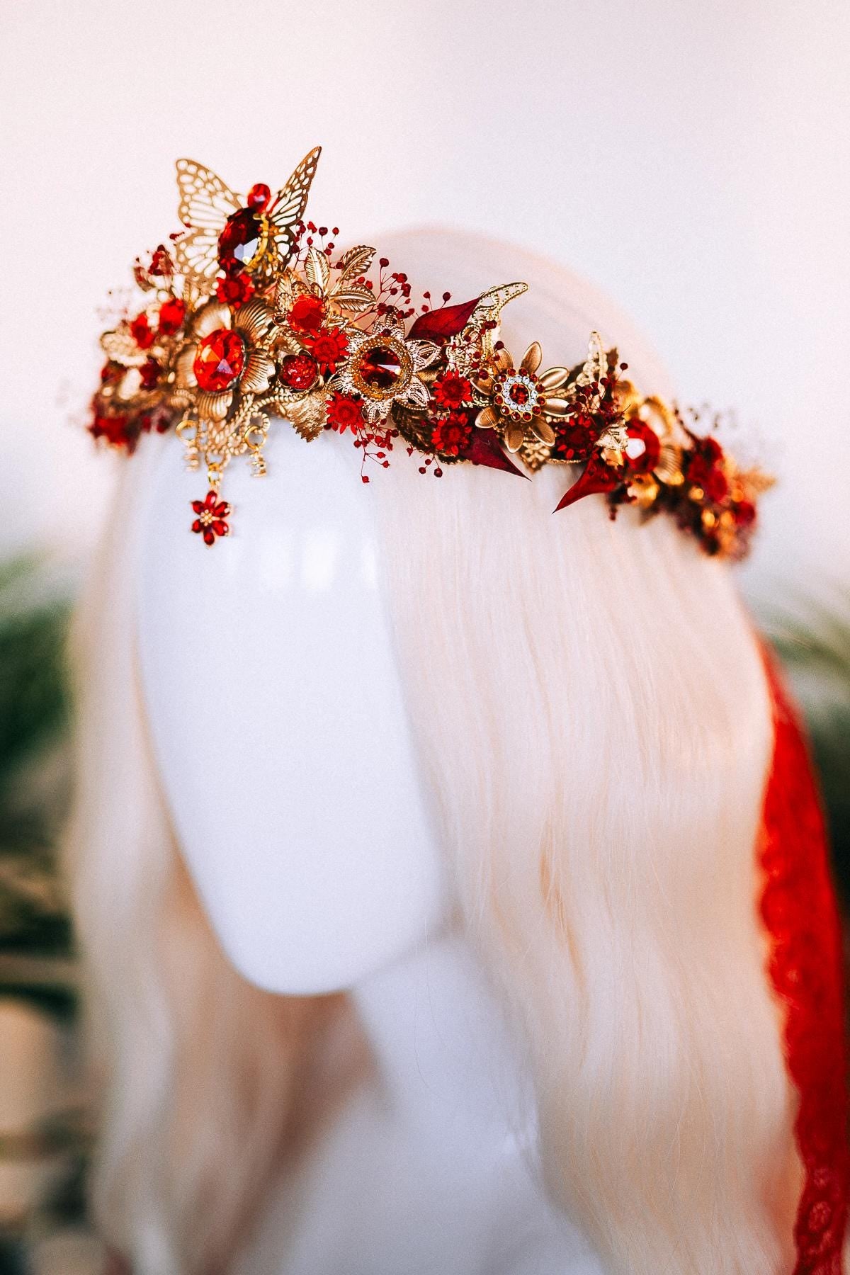 Gold Boho Wedding Crown