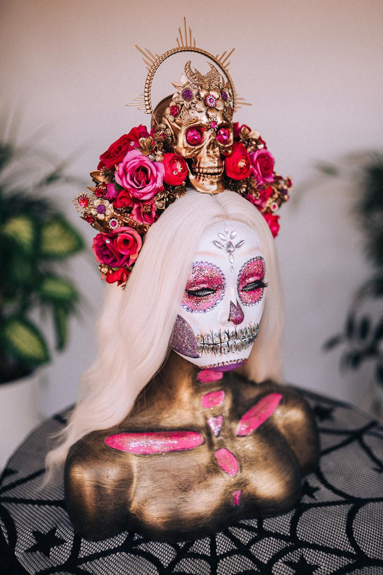 Pink Sugar Skull Crown
