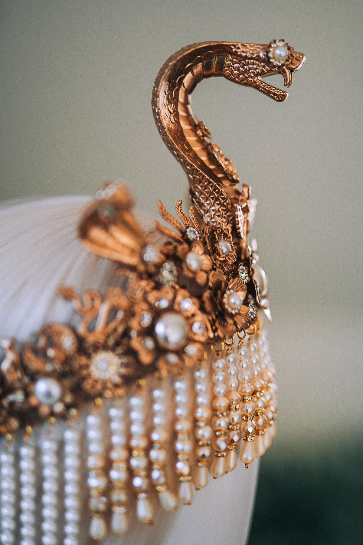 Cleopatra Pearl Crown, Egyptian Queen Crown, Festival Headpiece, Carnival Cleopatra Crown, Luxury Carnival Crown, Halloween Cleopatra Crown