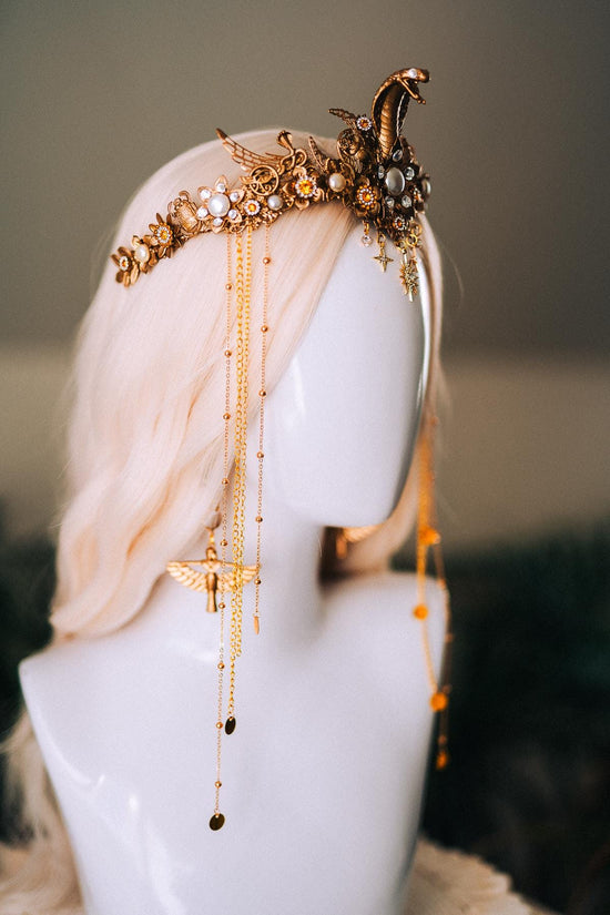 Cleopatra Earrings Gold Goddess Jewelry Serpent Inspired Statement Egypt Costume Halloween Royal Accessories Carnival Look