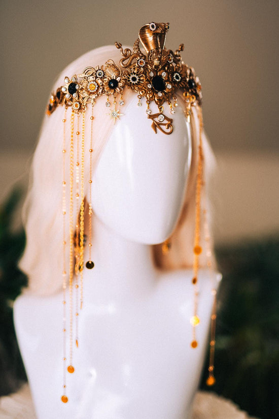 Cleopatra Snake Earrings Gold Drop Earrings Ancient Egypt Statement Jewelry Halloween Goddess Accessories Festival Earrings Costume